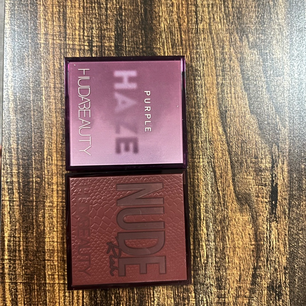 HUDA BEAUTY Purple Haze and Nude Obsessions Eyeshadow Set